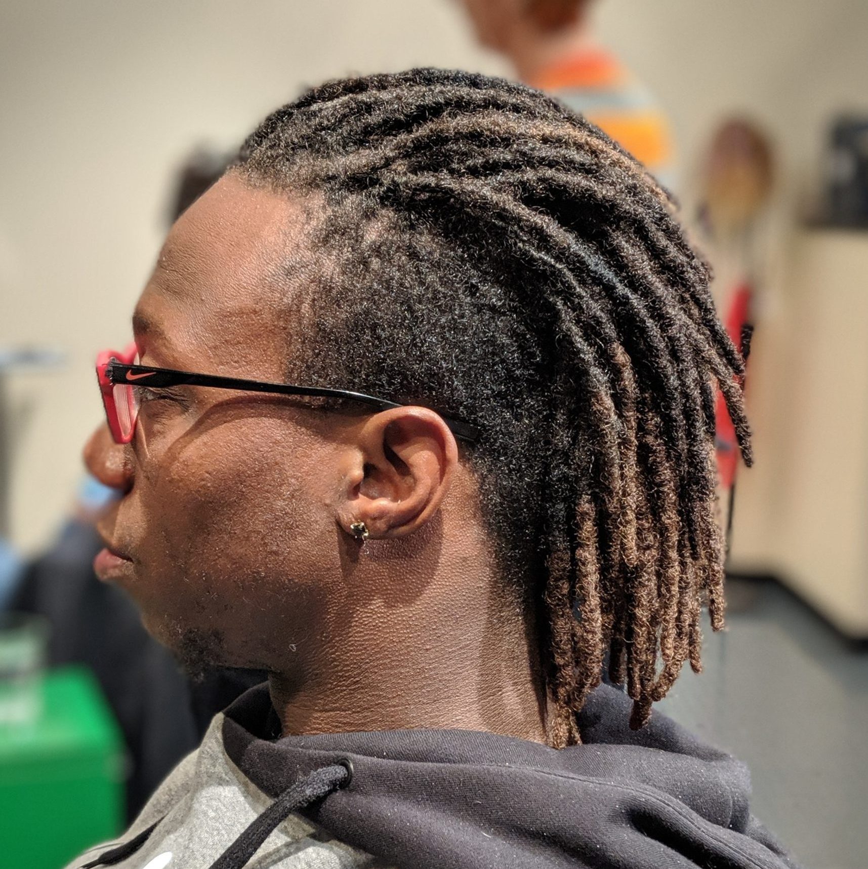 Man with dreadlocks